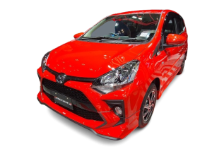 Tampilan Toyota Agya facelift kedua pada 2020